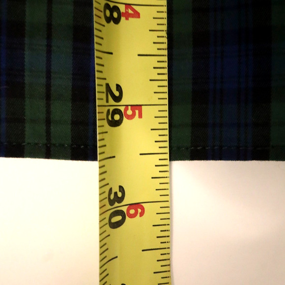 J Crew Shirt Mens Medium Green Blue Plaid Performance Stretch Casual - Picture 13 of 15